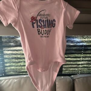 Bass Pro Shops Pink Baby Onesie